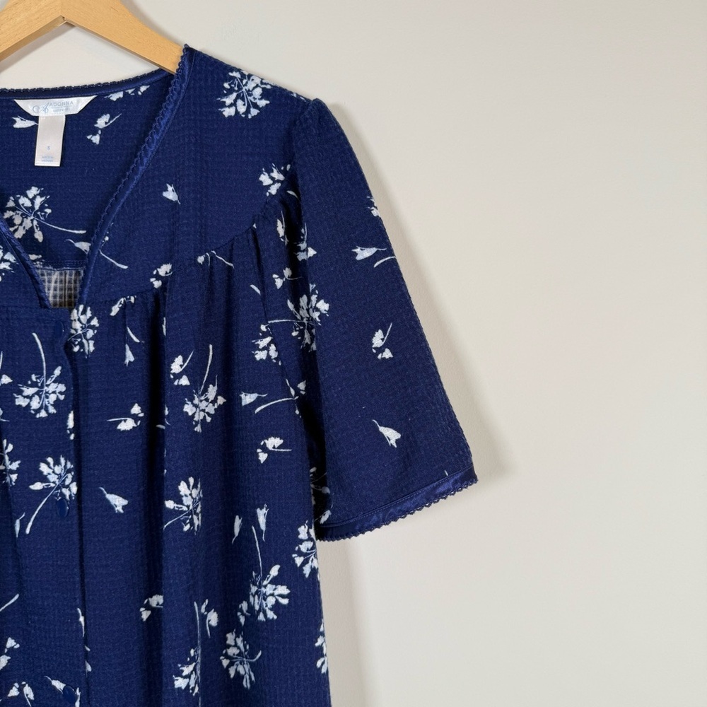 Adonna Sleepwear Bundle Set Lot Of 2 Plaid Floral Nightgown Pajama House Dresses - Picture 4 of 11